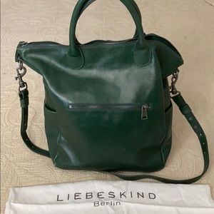 Liebeskind Forest Green Large Tote Bag